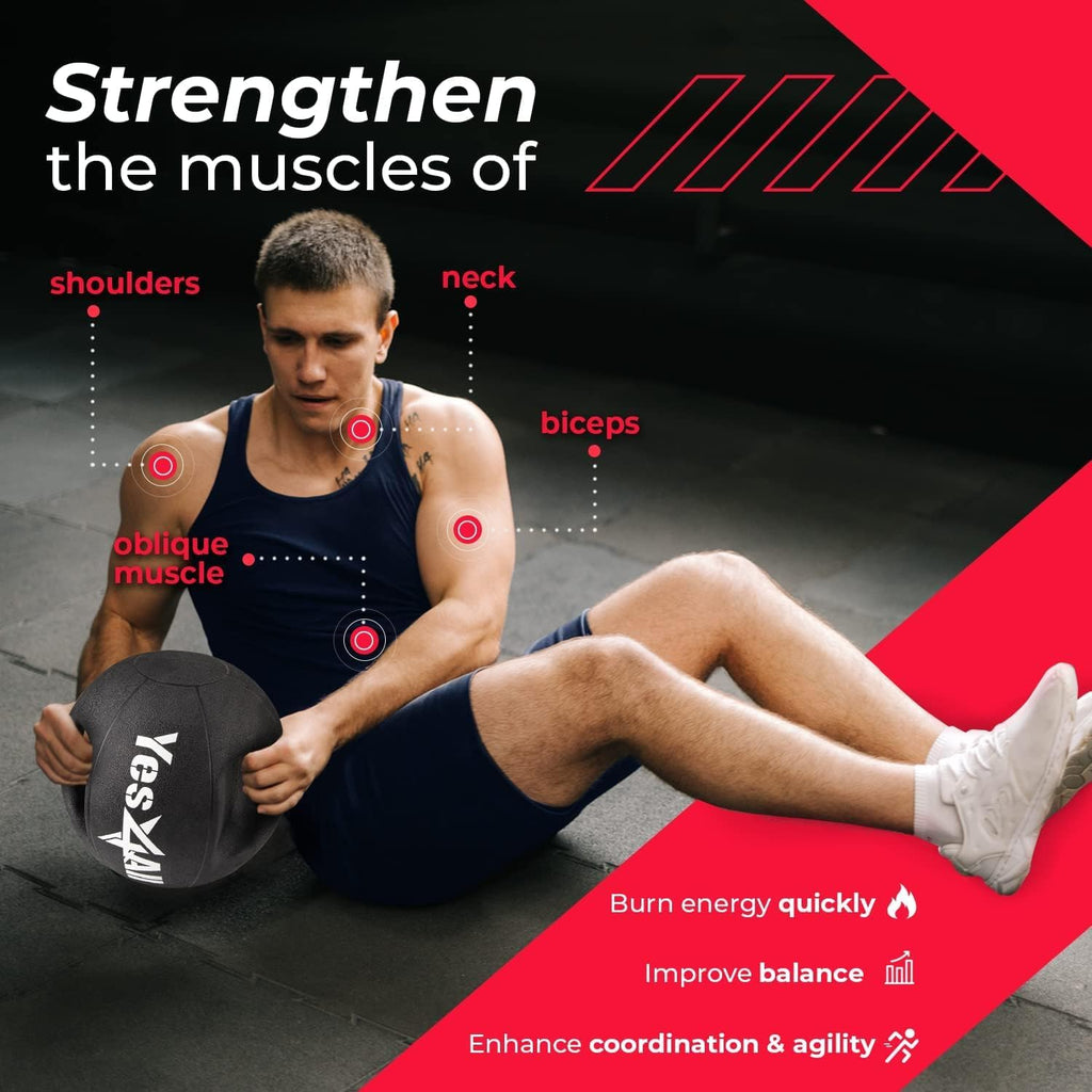 Medicine Ball with Handles K7847