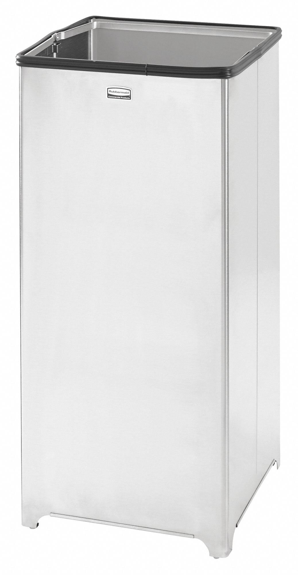 Silver 24 gal. Trash Can R310