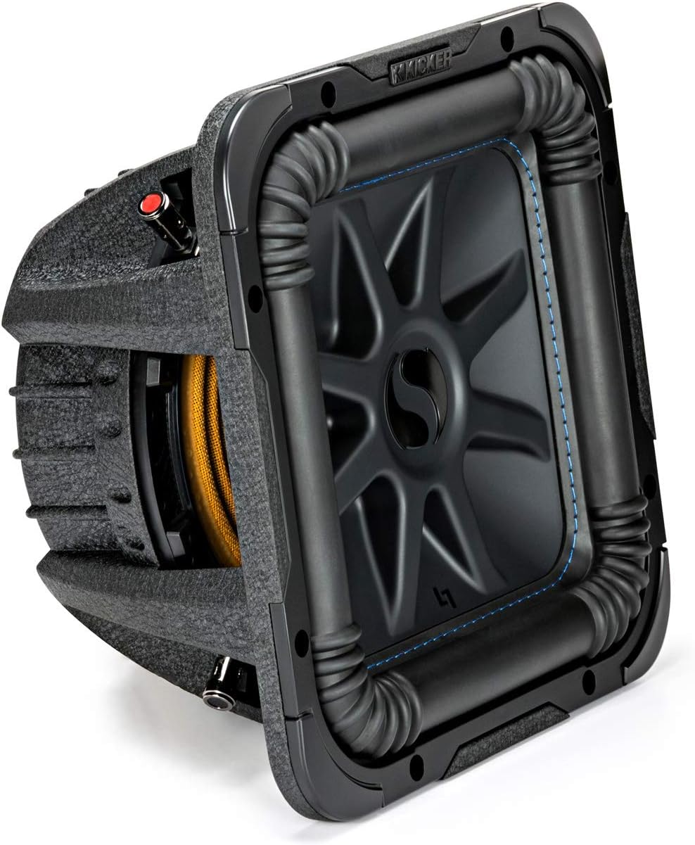 10 Square Dual 2 Ohm Car Subwoofer Z746