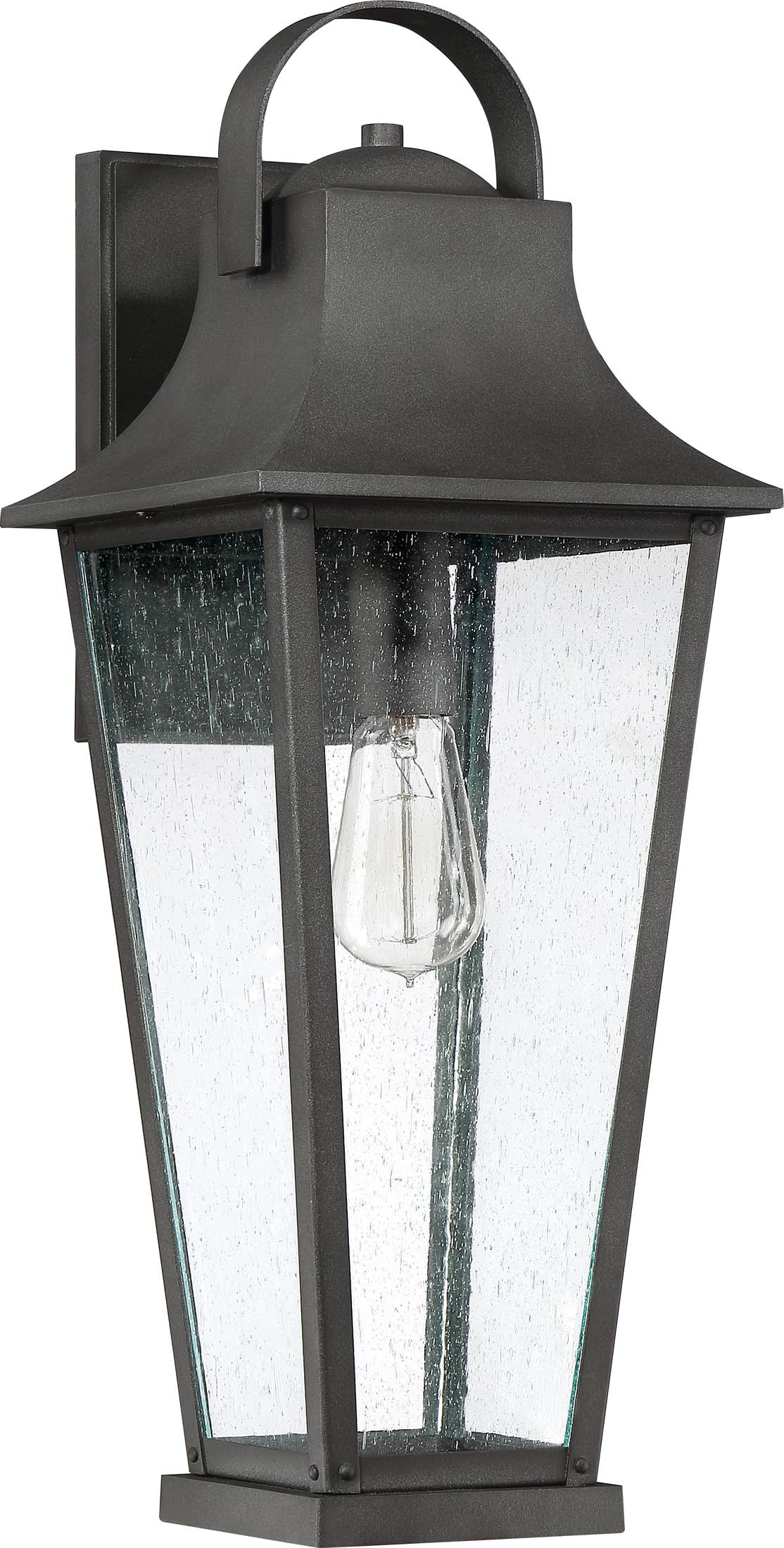 Mottled Black Outdoor Wall Light K783