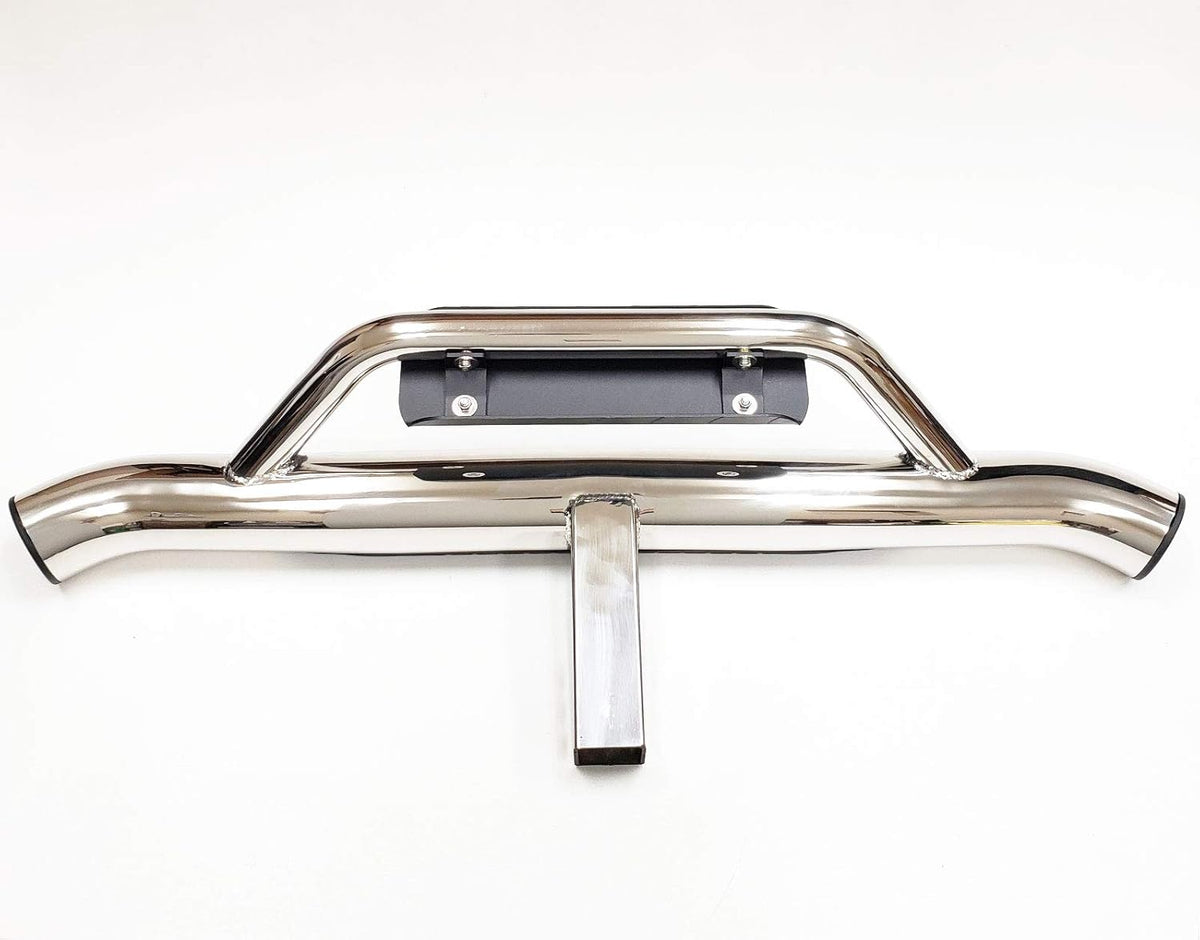 Chrome Towing Hitch Step Bar Drop Step 2" Receiver Truck Trailer Rear Bumper Guard L8597