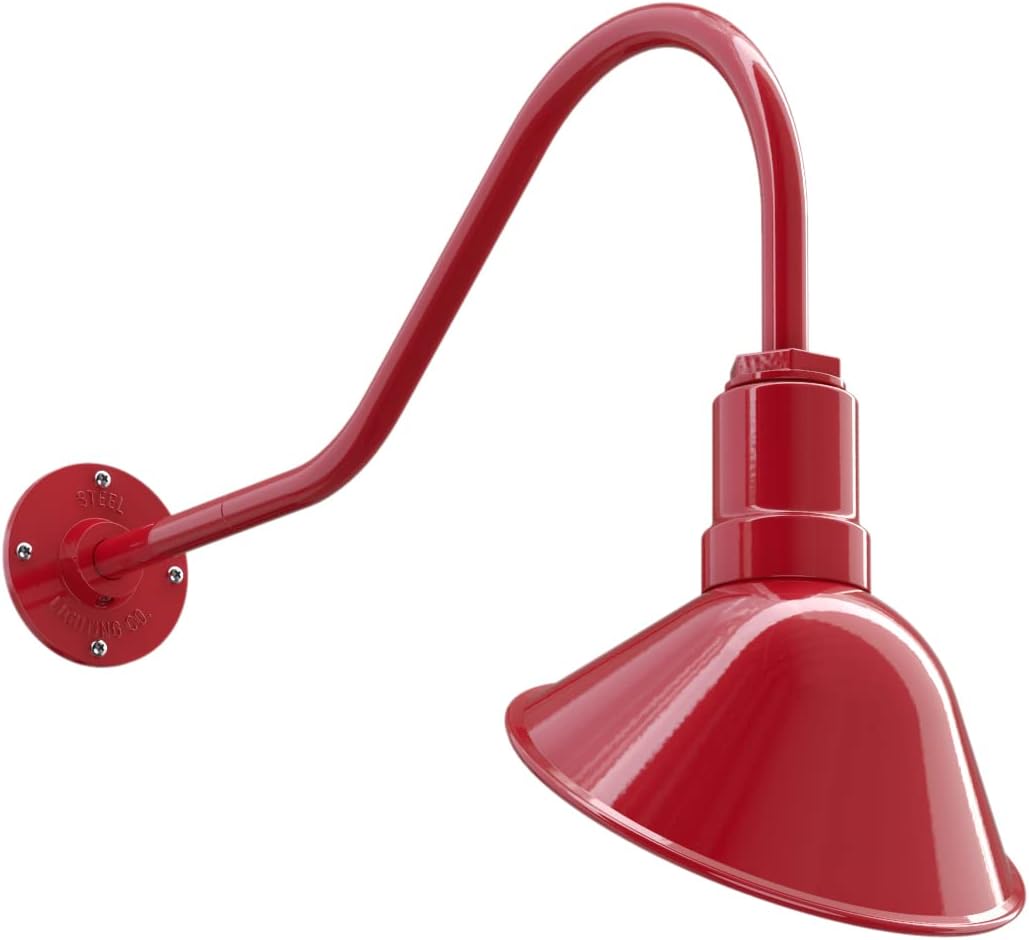 9 inch Dome 11 inch Straight Arm Matte Black Sign Light J2655