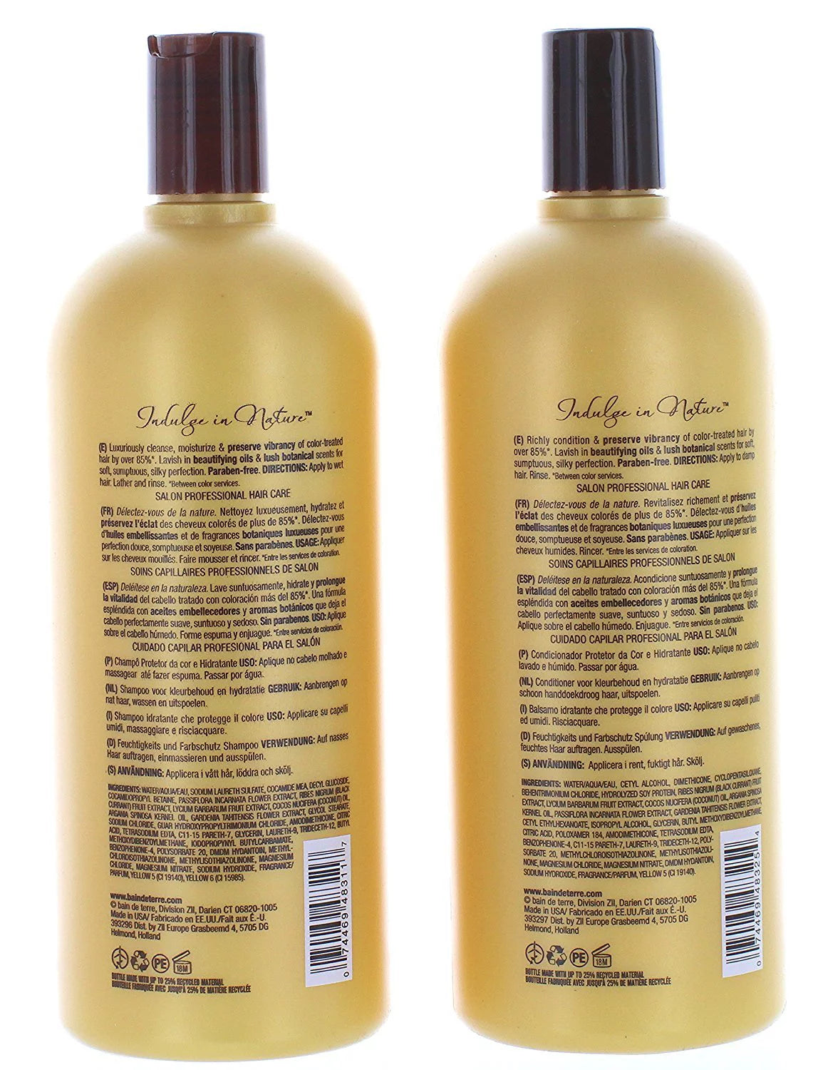 33.8 oz Hair Shampoo and Conditioner Duo T4672