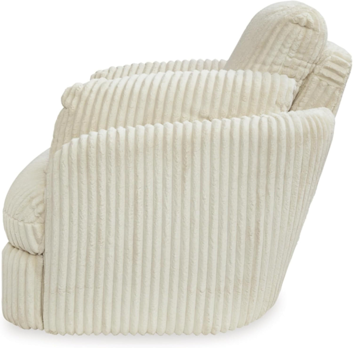 White Swivel Glider Recliner J4053