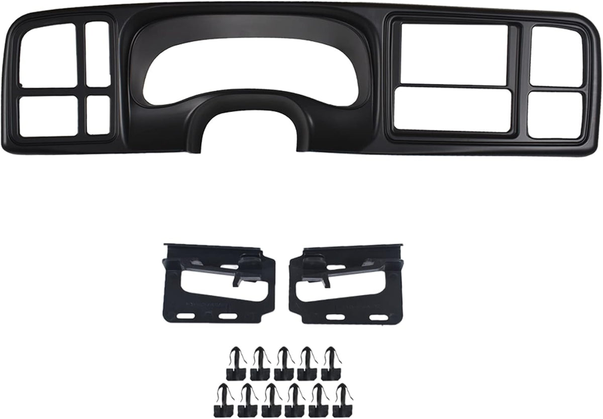 Double Din Truck Dash Kit Replacement Matte Black F58167