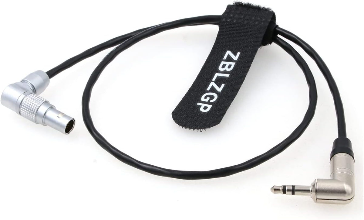 3.5mm TRS to Rotatable 5 Pin Timecode Cable Pack of 2 F906