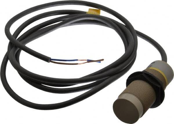 Capacitive Proximity Sensor, 15mm Detection, Cylinder Unshielded, 2 Wires, IP66, 100 to 220 VAC, M30x1.5 Thread V78778