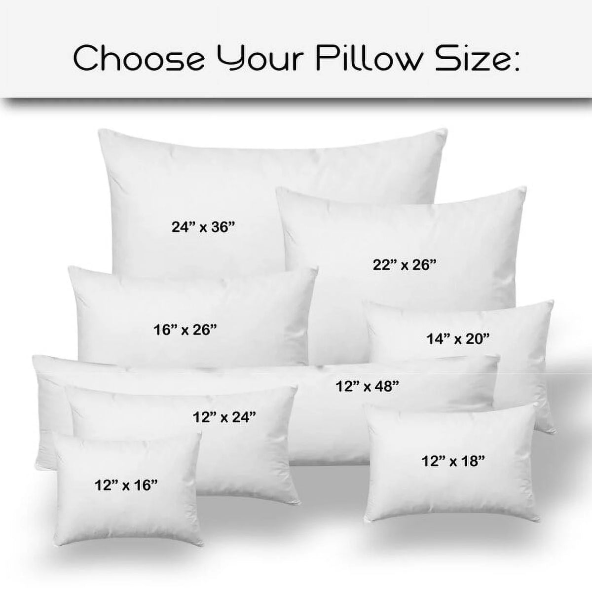 Indoor/Outdoor Soft Pillow with Zipper Cover 12 x 24 C646922