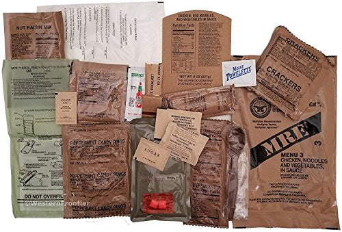 24 Meals Military Surplus Meal Ready to Eat H27697