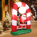 Inflatable Christmas Santa Claus Archway Yard Decoration M737