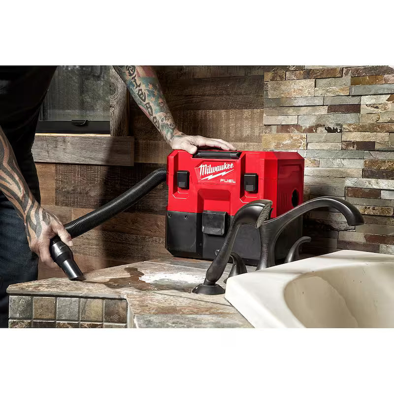 12-Volt Cordless Wet/Dry Vacuum with Drill and Impact Driver Kit R9077
