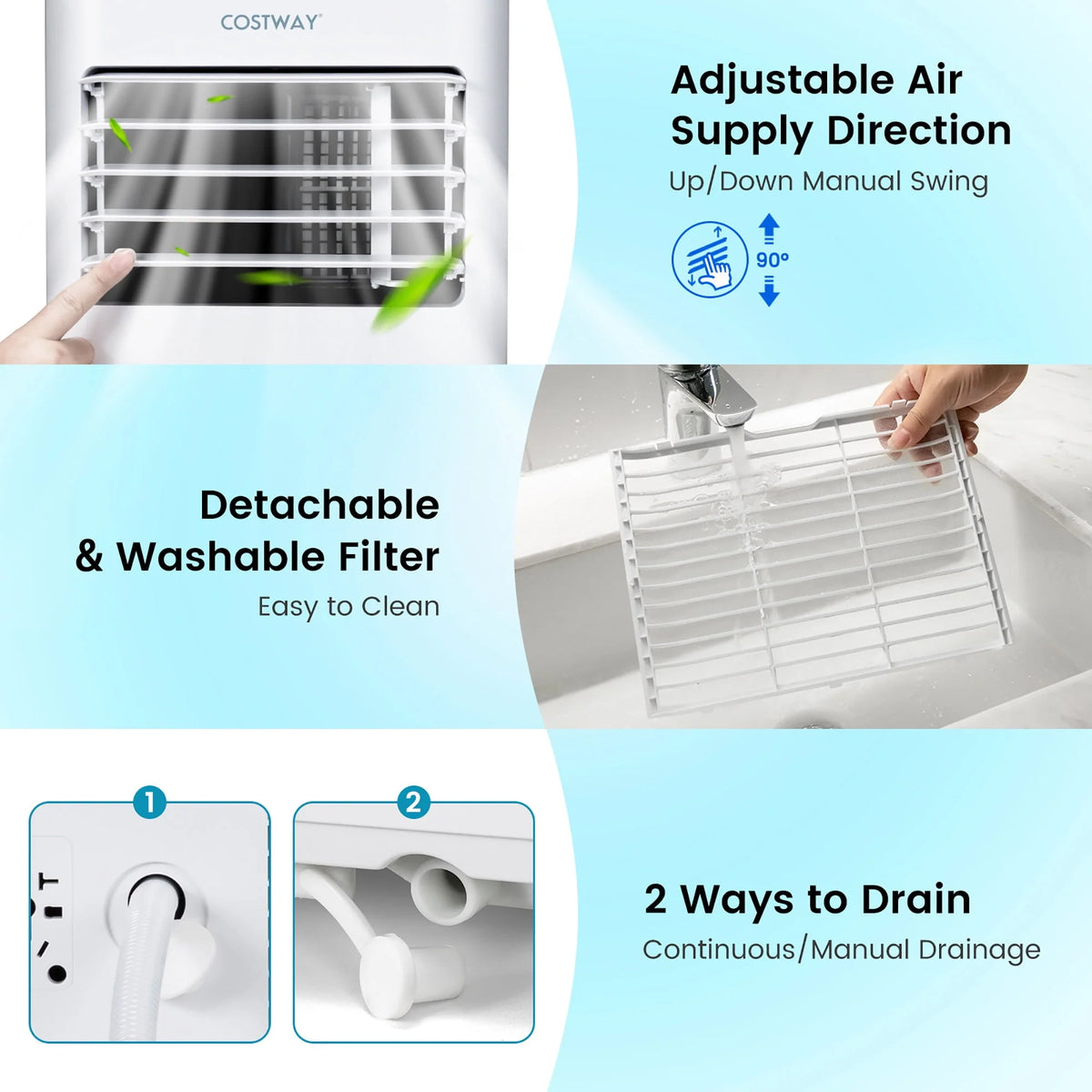 10000 BTU Portable Air Conditioner U634