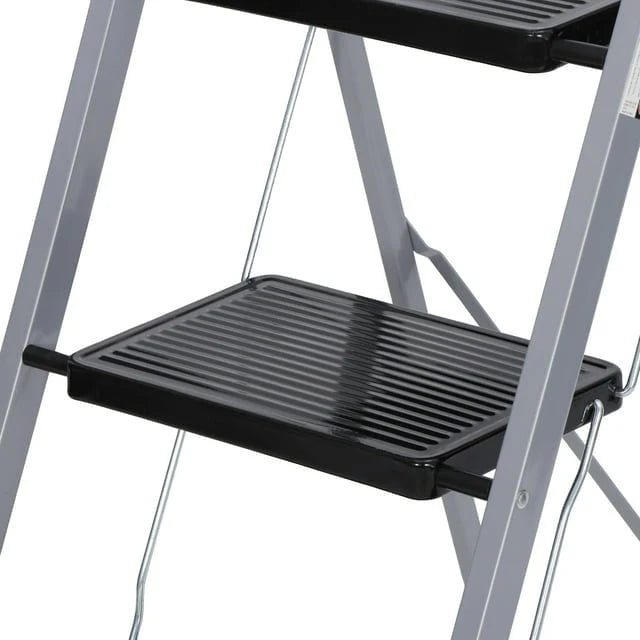 3 Step Folding Step Stool 330lbs Capacity V937294
