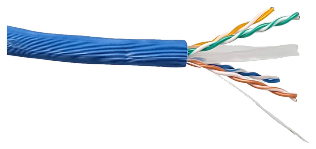 100-Meter Cat 6A UTP Bulk Cable - Blue W7607