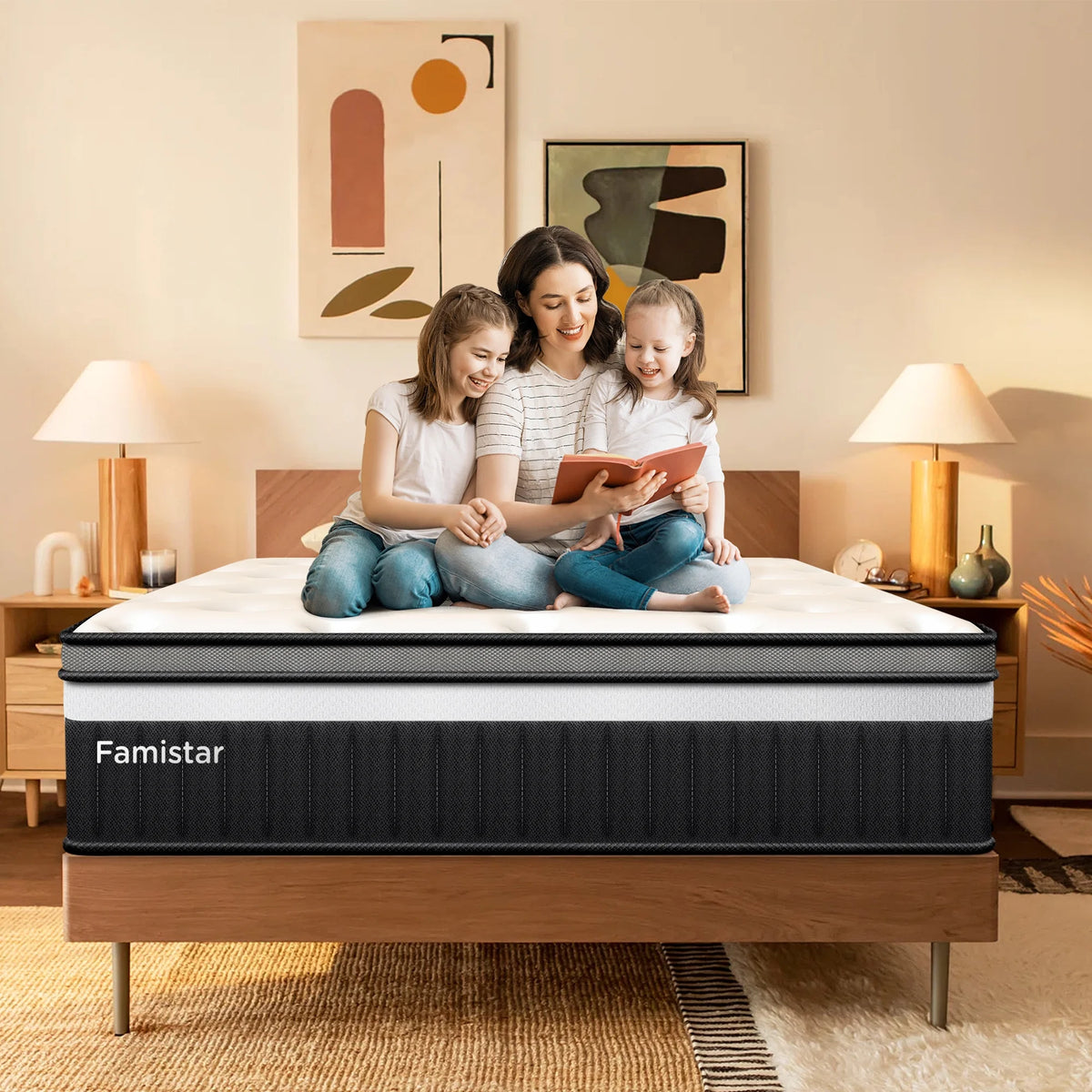 13 Inch Hybrid Innerspring Mattress with Memory Foam C721
