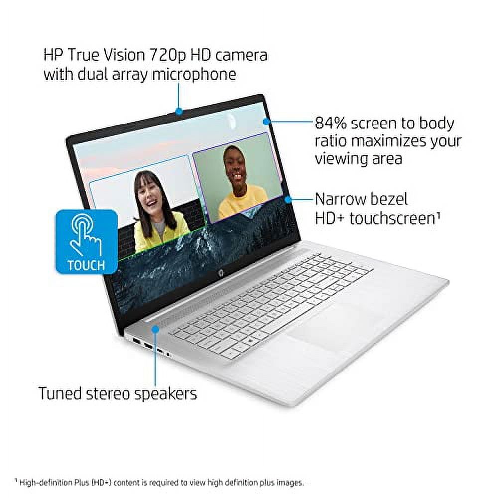 17.3" HD Touchscreen Laptop, AMD Ryzen 5-5500U, Windows 11 Pro, 16GB RAM, 512GB SSD+1TB HDD D25324