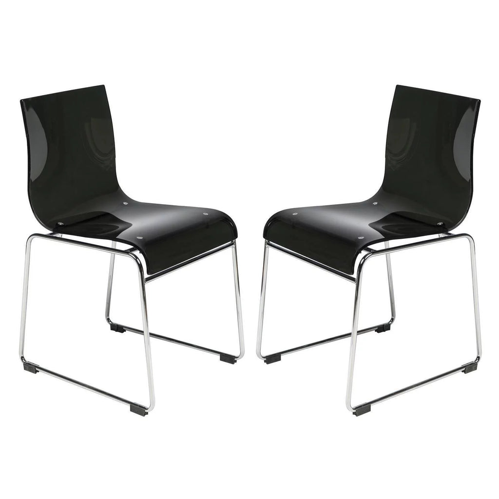 Acrylic Chair Set of 2 B94819