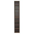 8-Tier Adjustable Shelves Storage Cabinet W177