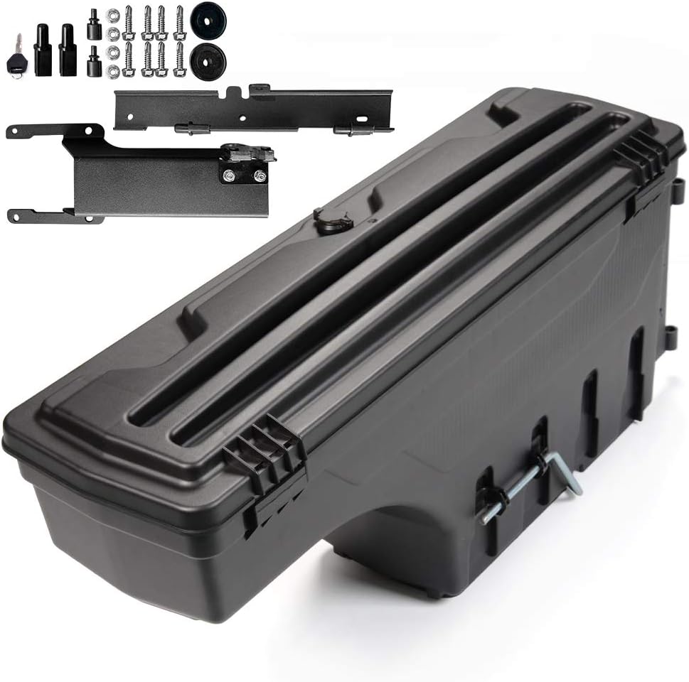 Lockable Swing Case Toolbox For Ford F150 Truck Bed L21108