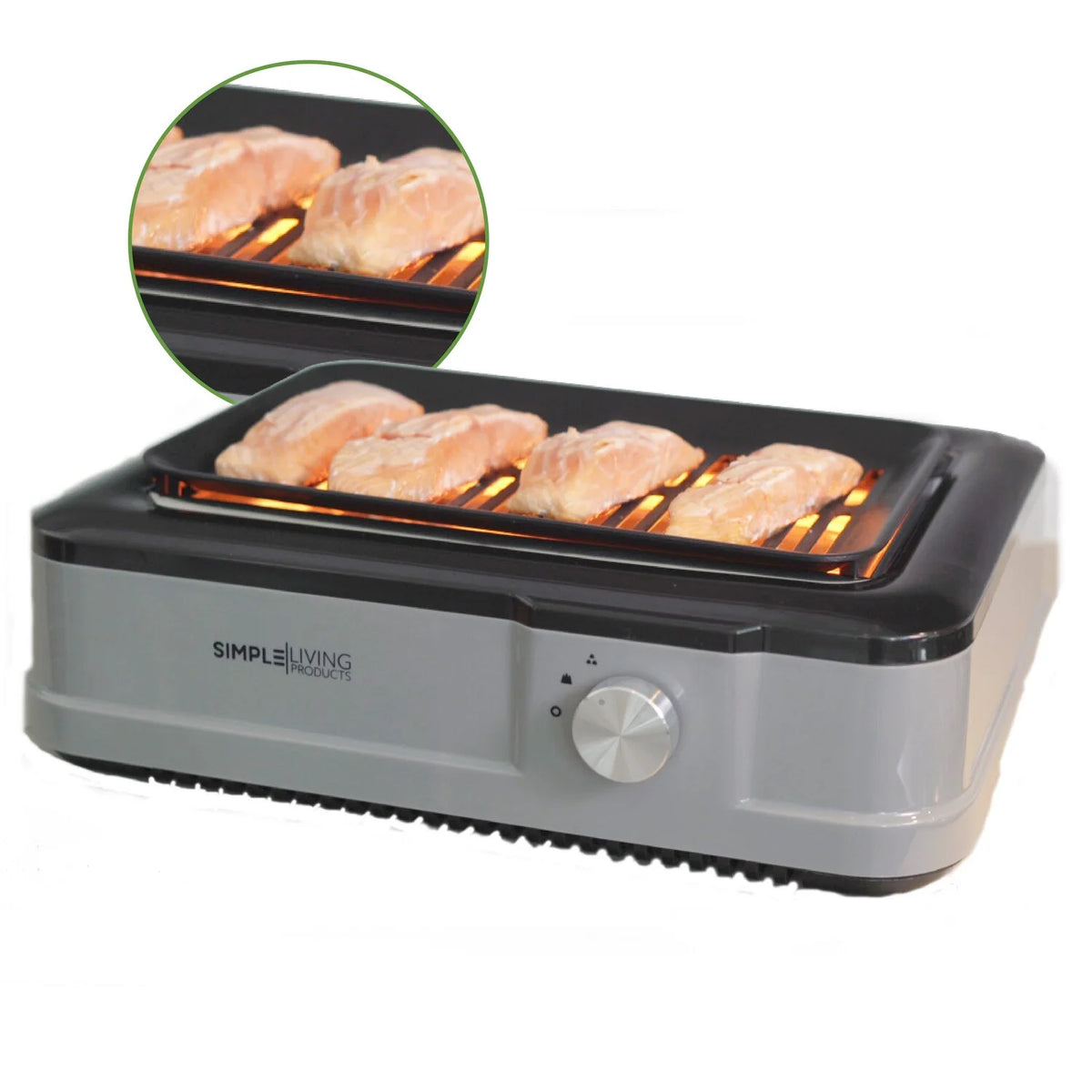 Infrared Electric Smokeless Grill Non Stick Ceramic 8x14" U970613