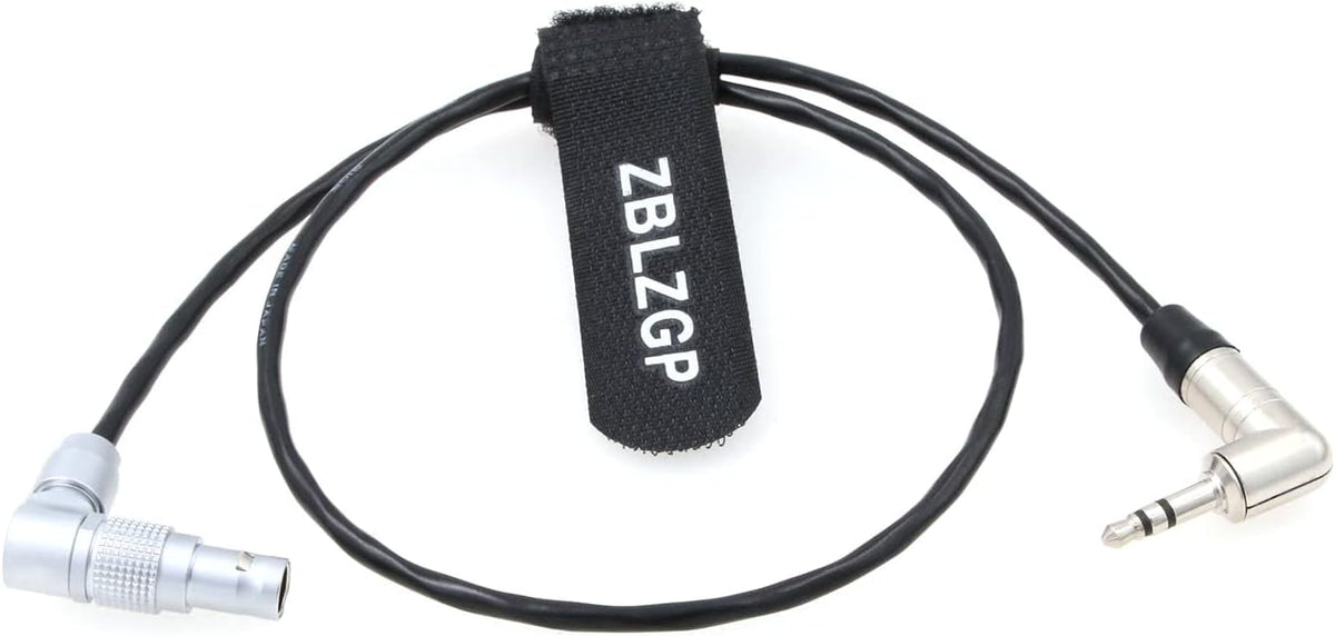 3.5mm TRS to Rotatable 5 Pin Timecode Cable Pack of 2 F906