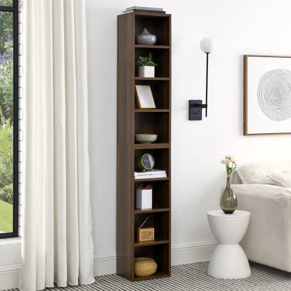 8-Tier Adjustable Shelves Storage Cabinet W177