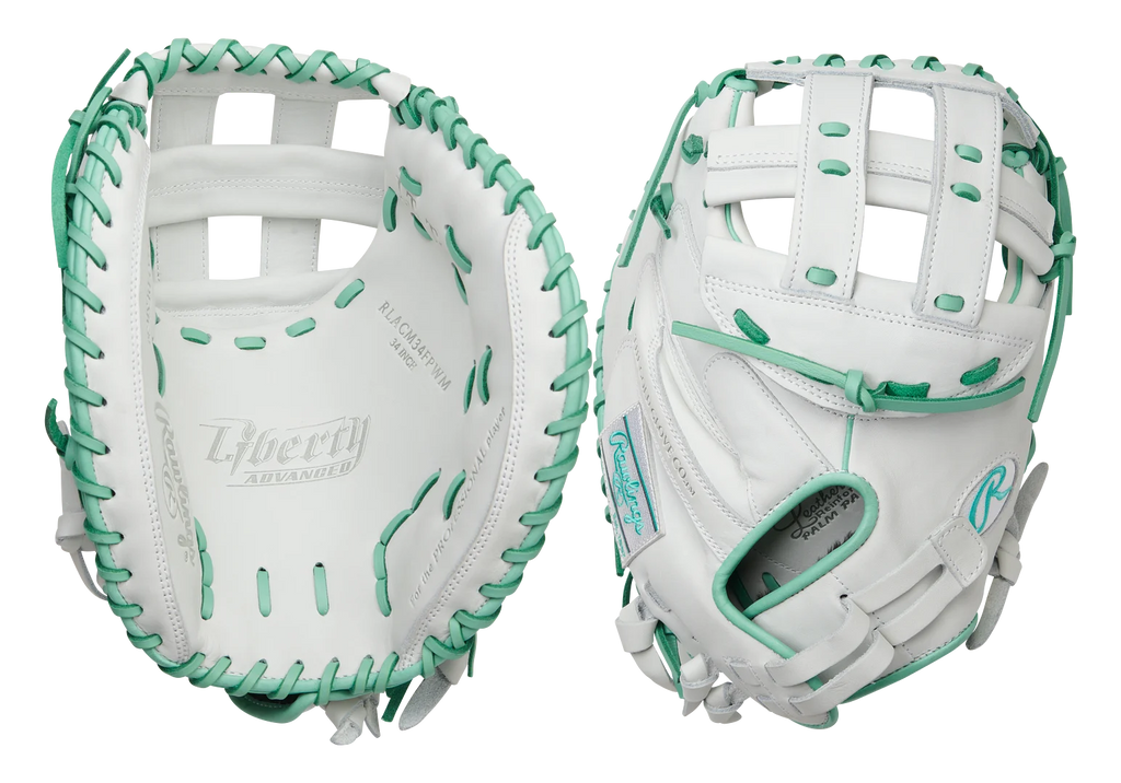 34" Fastpitch Catcher's Mitt White Mint R451