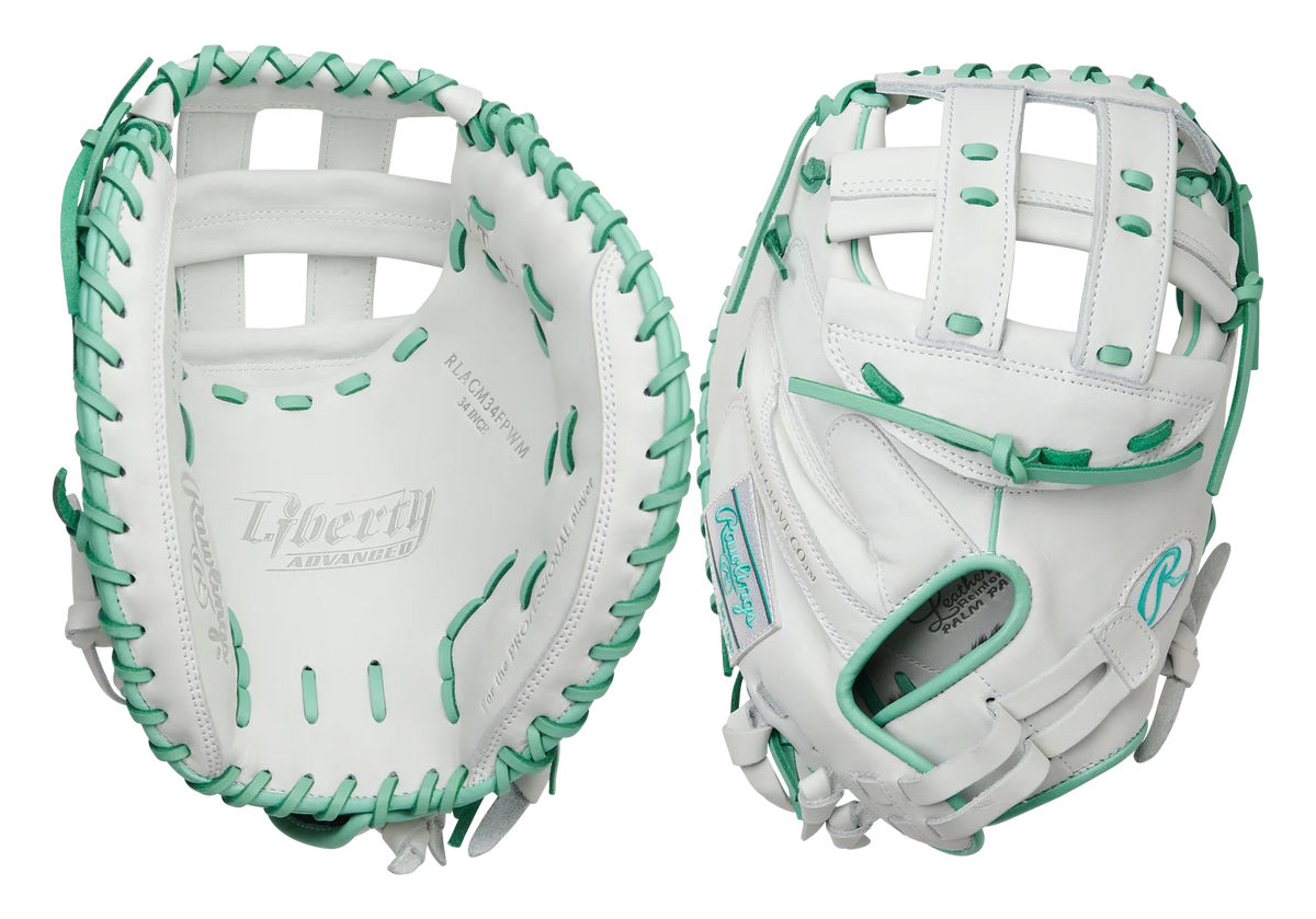 34" Fastpitch Catcher's Mitt White Mint R451