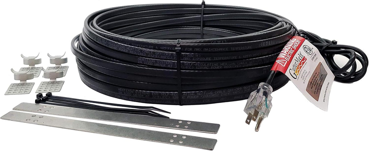 Roof & Gutter Snow Deicing Cable Kit (50 feet) Z2226
