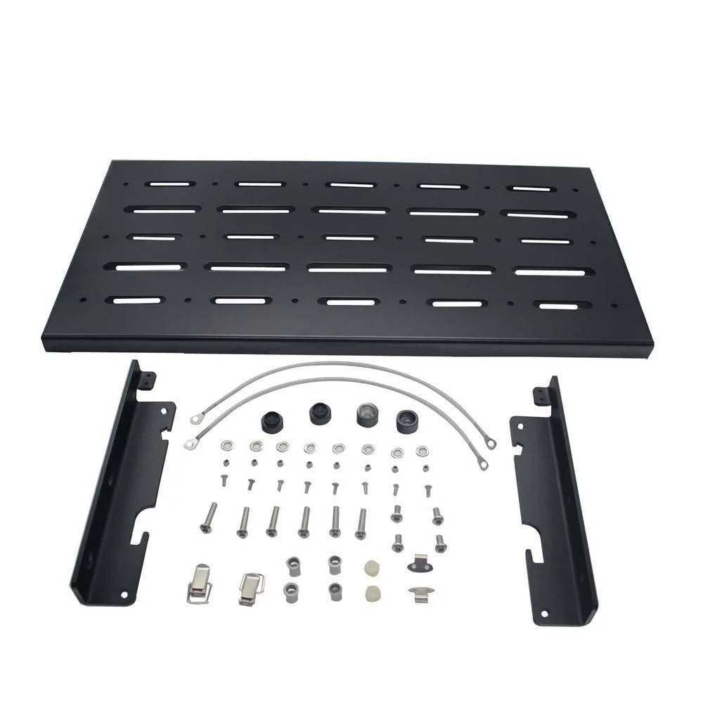 Black Foldable Metal Tailgate Table N413551