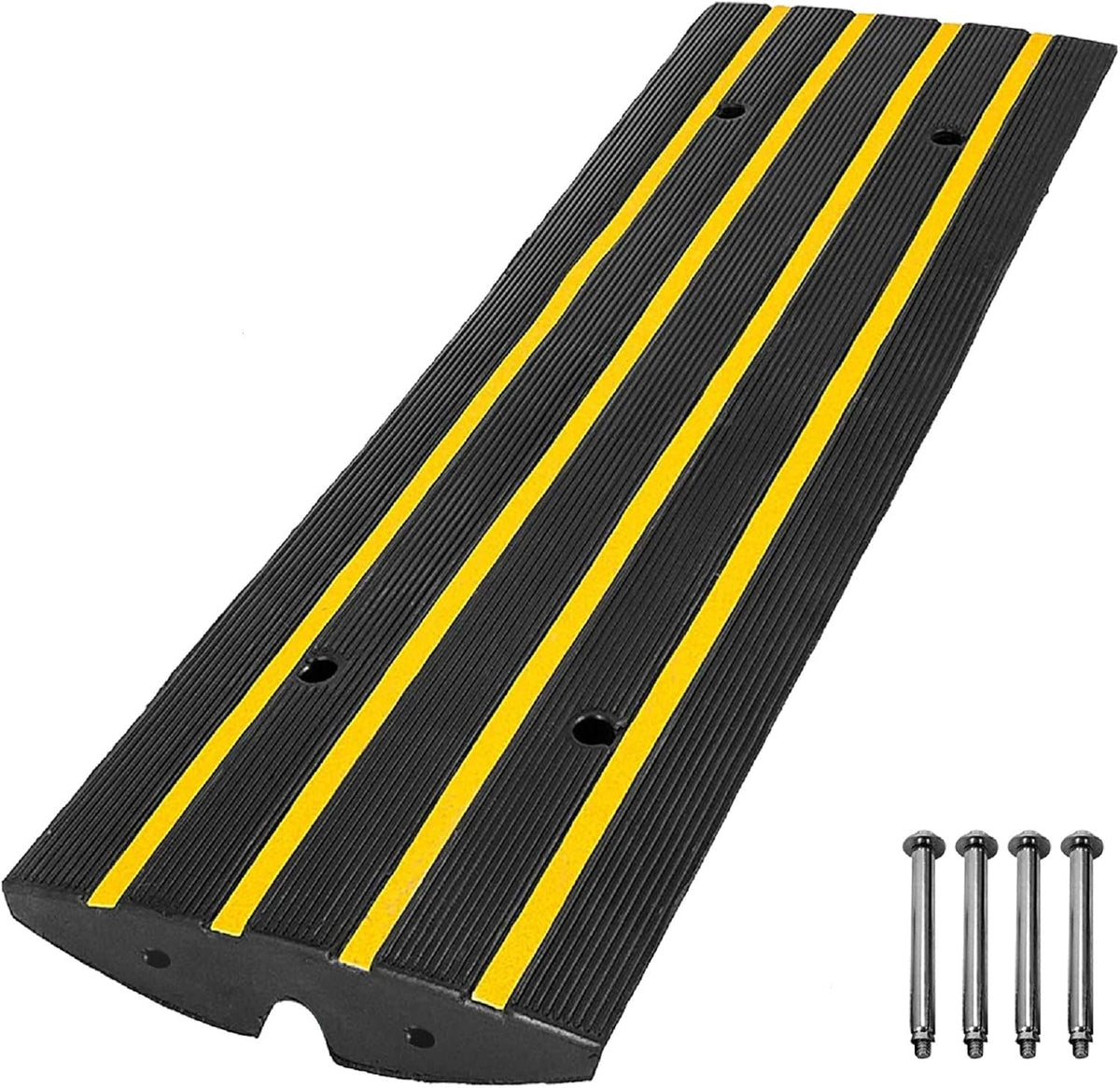Rubber Curb Ramps 2.5 Inch Rise 1 Pack 10 Ton Capacity P3155
