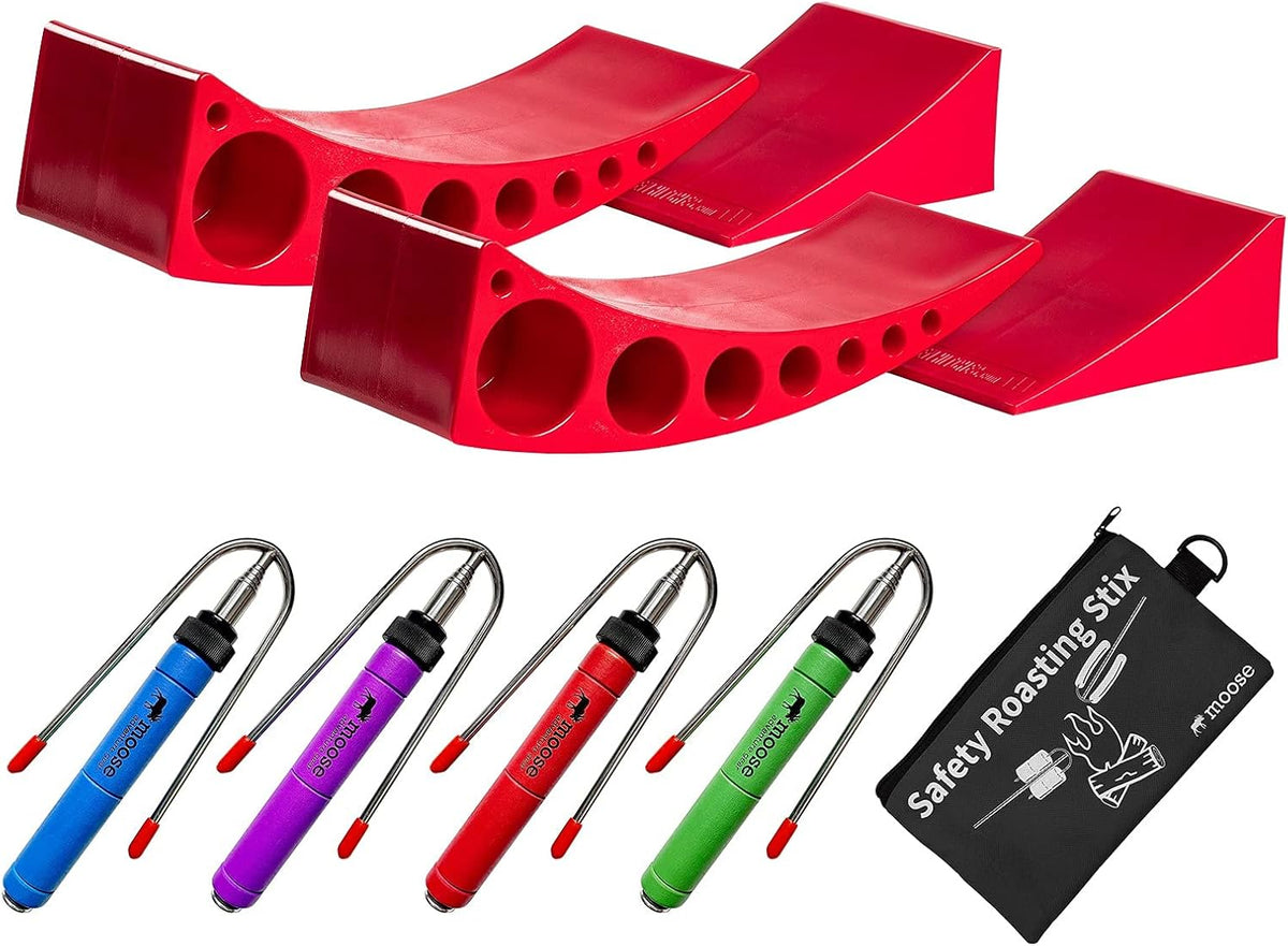 Camper Levelers 2-Pack with Roasting Stix 4-Pack Q920