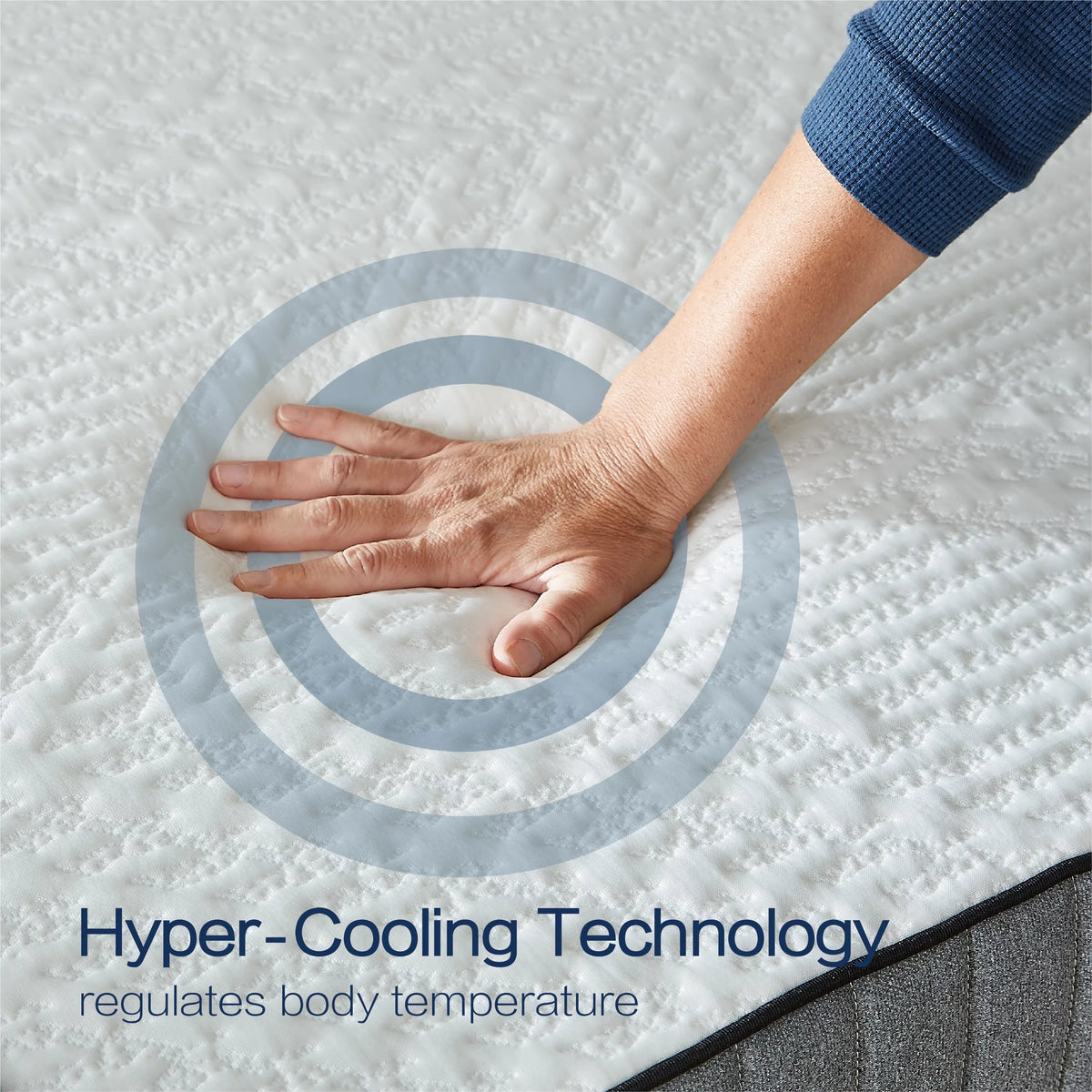 12" Medium Firm Hybrid Gel Memory Foam and Spring Mattress, King T769628