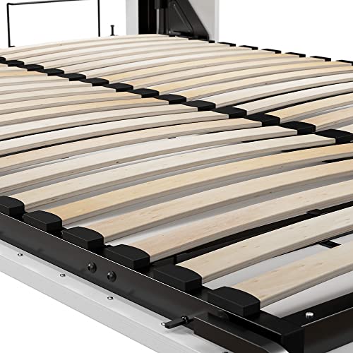Bark Grey Full Murphy Bed with Drawers G3815