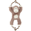 Monkey Plush Rope Squeaky Dog Toy Q871633