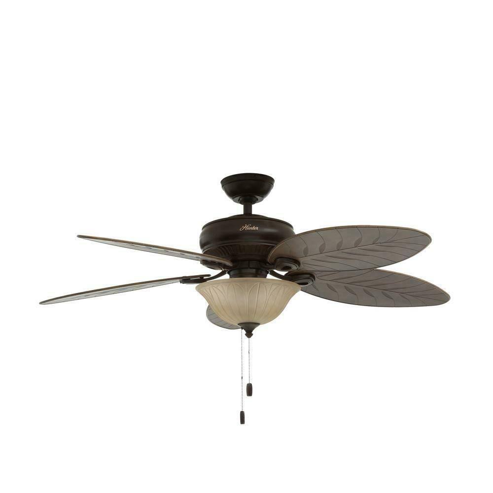Onyx Bengal Ceiling Fan with Light G9783