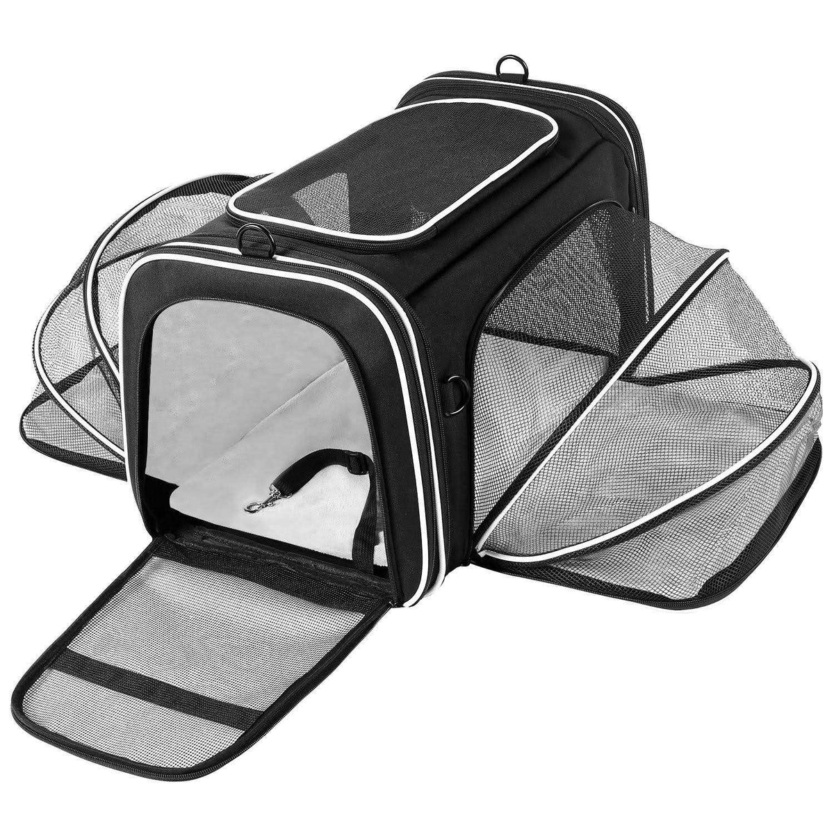 Soft Sided Pet Carrier 4 Expandable Collapsible G2793