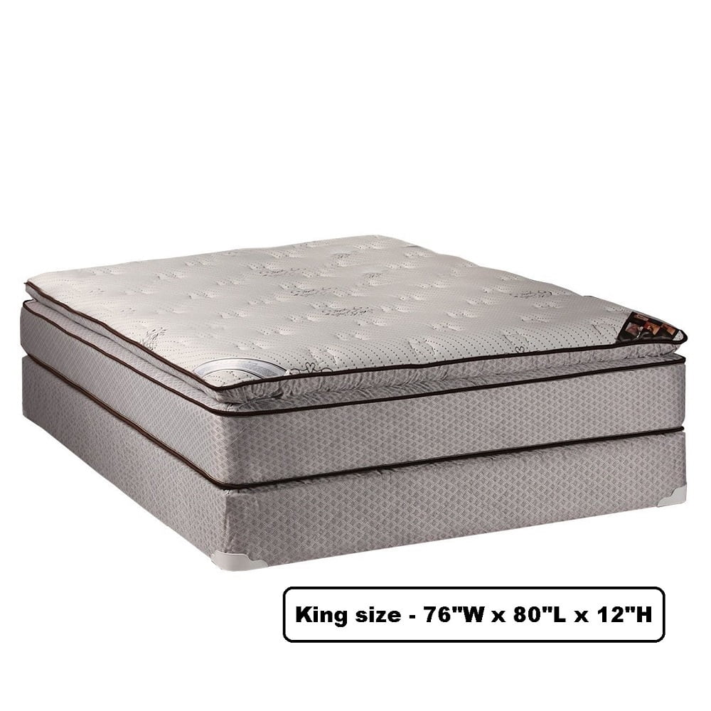 King Pillowtop Mattress Set with Mattress Cover I75530
