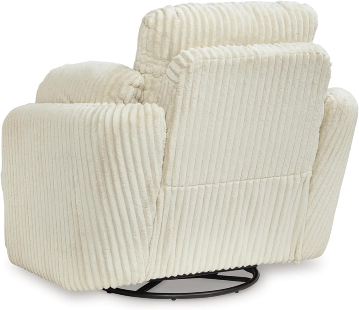 White Swivel Glider Recliner J4053