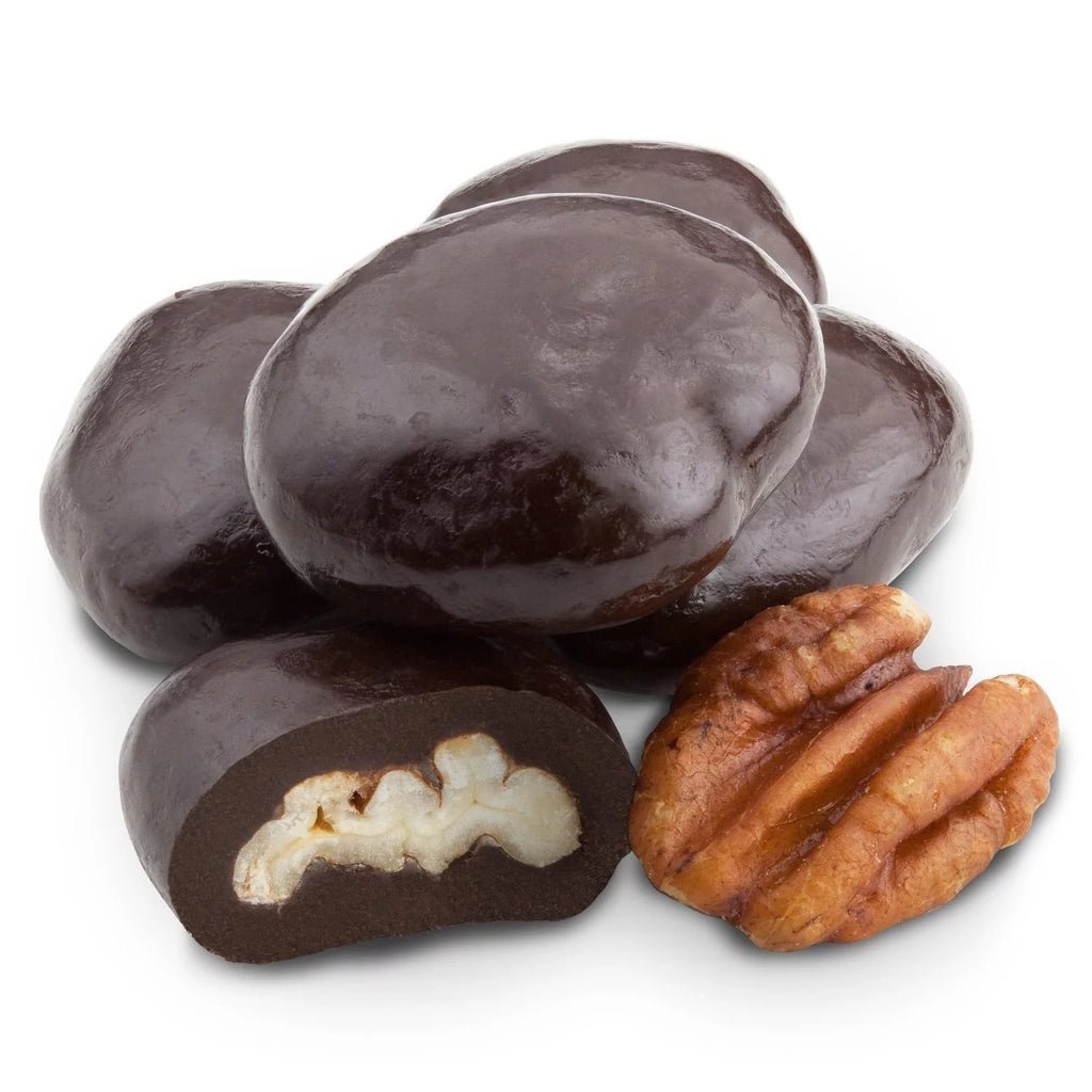 Dark Chocolate Covered Pecans (1 LB) Q9367