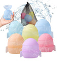 12 PCS Reusable Water Balloons with Mesh Bag W89800