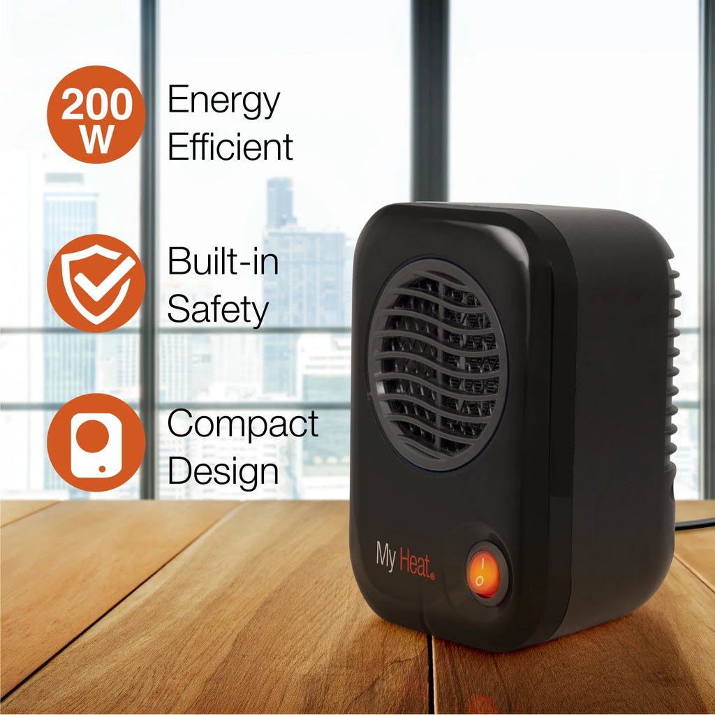 6" 200W Personal Tabletop Space Heater O407