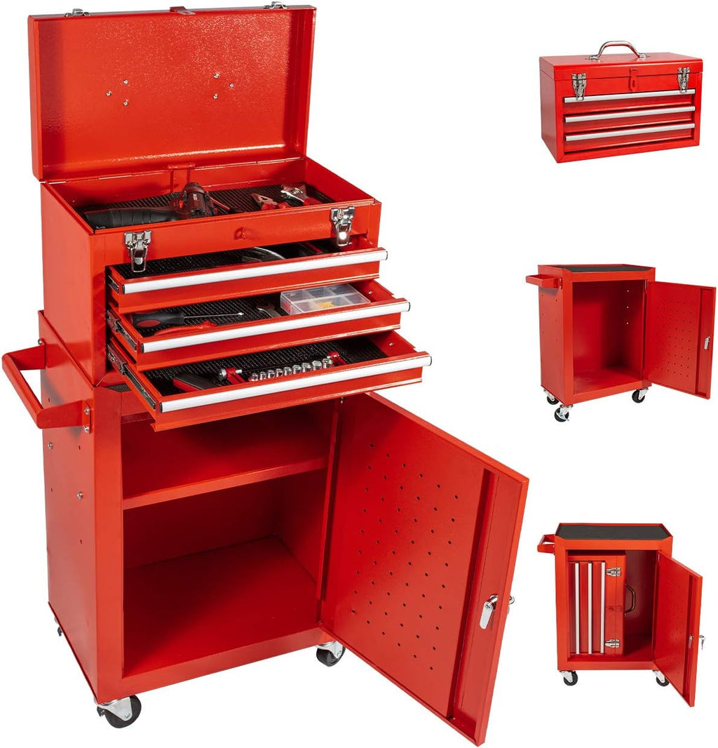 3 Drawer Steel Rolling Tool Chest with Wheels Z96895