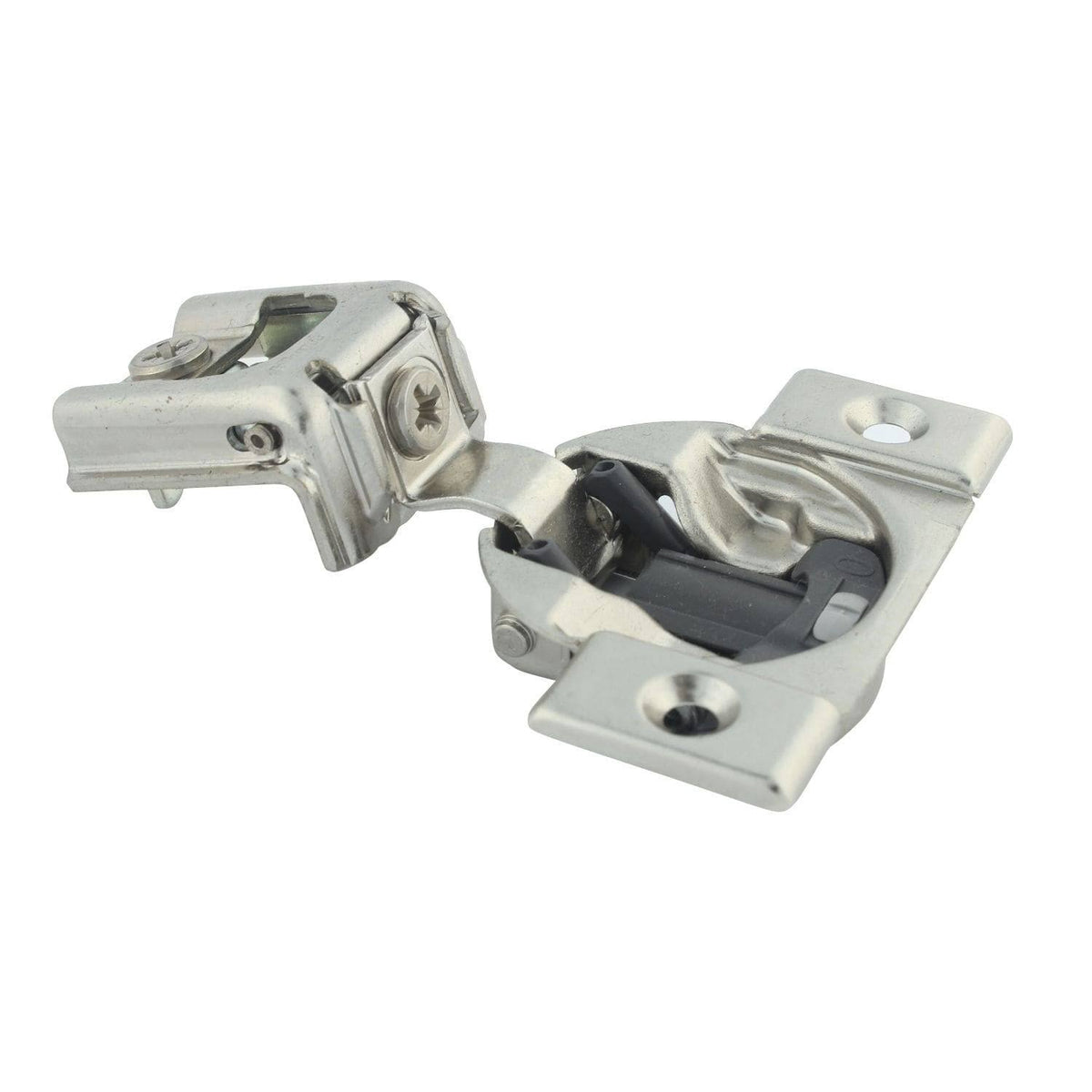 Compact 39C Series Blumotion Metal 1-Inch 110-Degree Overlay Screw-On Self-Closing Cabinet Hinge (Case of 100) Q576