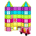 Magnetic Tiles Building Set 104 Pastel Neon Black B489168