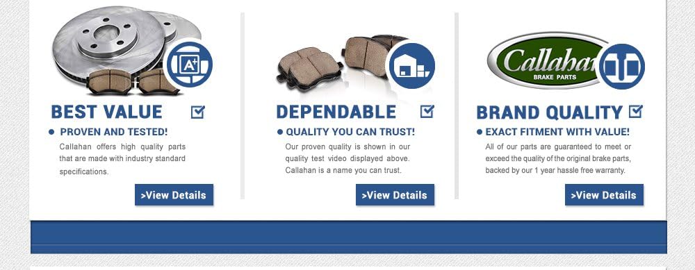 Premium Grade OE Semi-Loaded Caliper Assembly Pair Set G902086