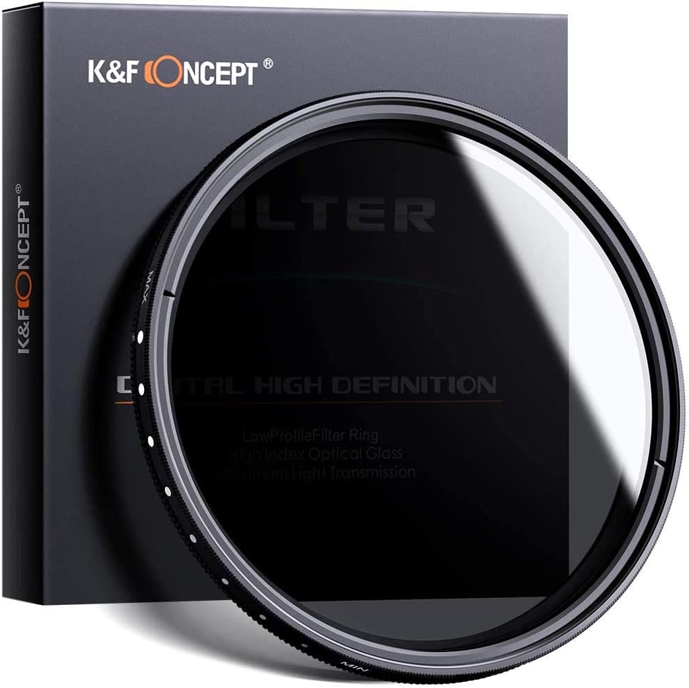 37mm Variable ND Filter ND2 to ND400 Lens Filter Kit with Cleaning Cloth A683102