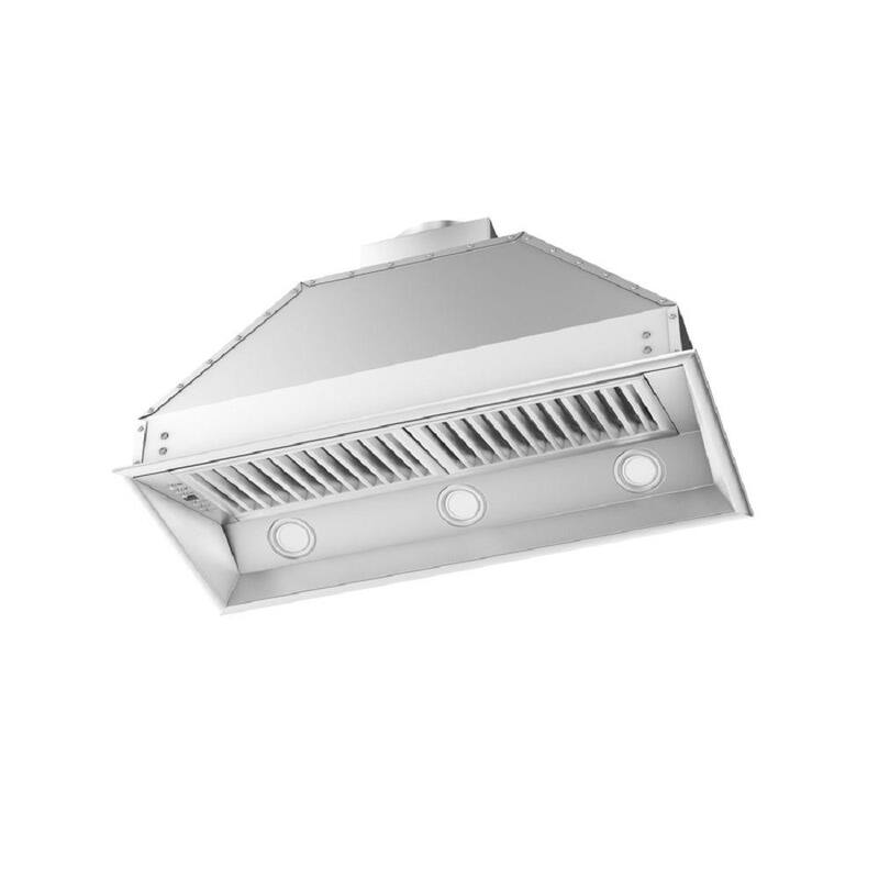 700 CFM Stainless Steel Ducted Range Hood Insert V2003