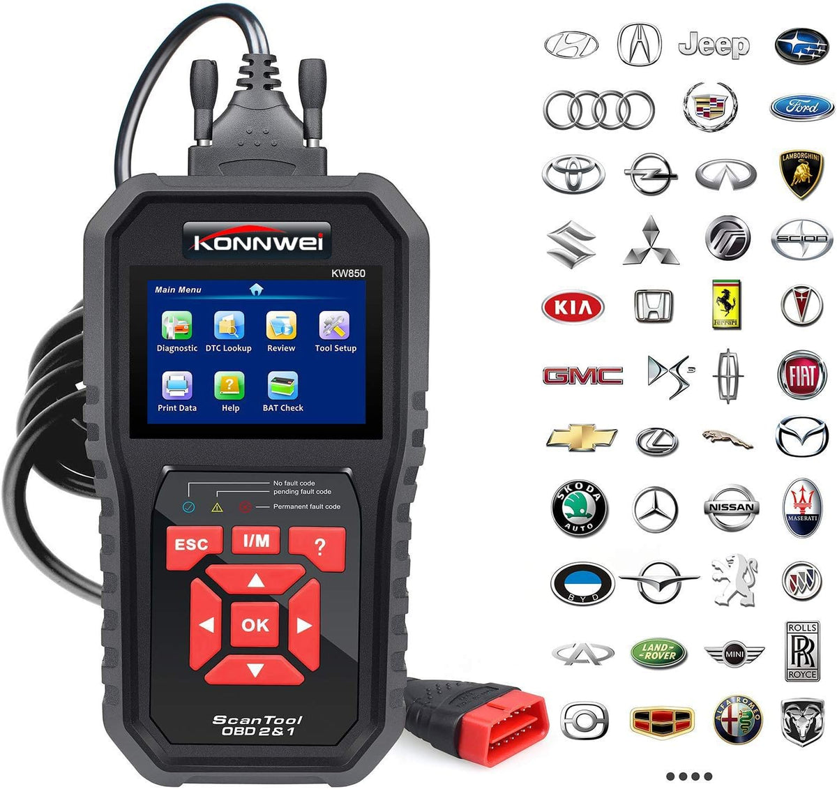 OBD2 Car Diagnostic Scanner Code Reader Pack of 2 F91903