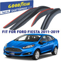 4 Pieces Tape-on Side Window Deflectors for Ford Fiesta Sedan U318